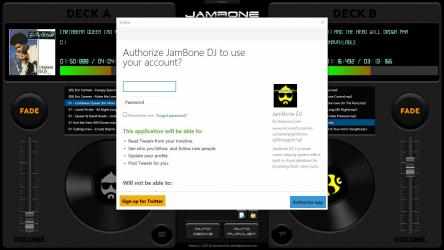 Screenshot 3 JamBone DJ windows