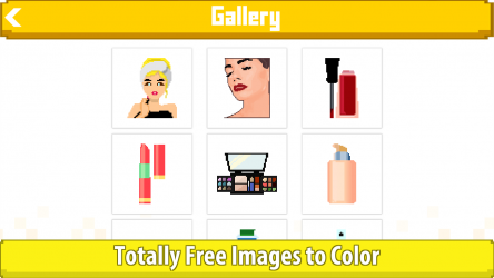 Screenshot 1 Beauty Makeup Color by Number - Pixel Art Coloring windows