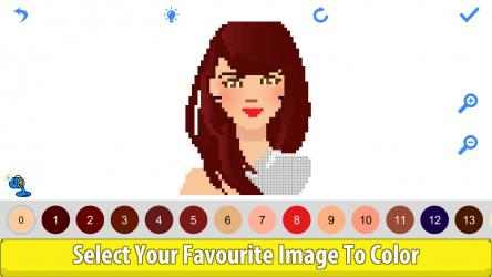 Image 5 Beauty Makeup Color by Number - Pixel Art Coloring windows