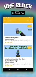 Imágen 6 Map One Block Survival - block mc android