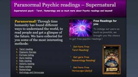 Capture 4 Psychic Reader Paranormal windows