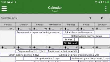 Screenshot 7 Project Plan 365 android