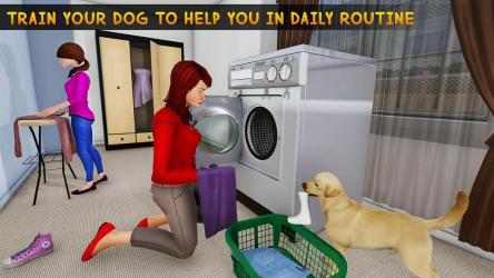 Captura de Pantalla 4 Family Pet Dog Home Adventure Game android