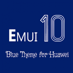 Captura 1 Blue Emui 10 Theme for Huawei android