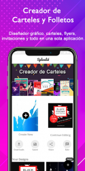 Capture 3 Creador de Carteles gratis Folletos Publicidad android