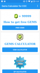 Screenshot 5 Gems Calculator for Clash Of Clans android