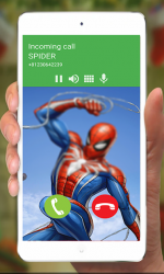 Captura de Pantalla 3 hero spider Video Call Chat android
