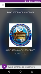 Captura de Pantalla 2 RADIO RETORNO DE JESUCRISTO android