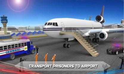 Screenshot 7 Police Airplane Prison Flight - Criminal Transport windows