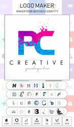 Screenshot 2 Creador de logotipos para empresas Diseño  2021 android