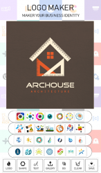 Screenshot 4 Creador de logotipos para empresas Diseño  2021 android