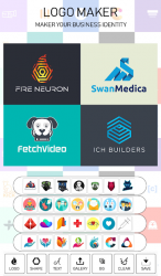 Screenshot 5 Creador de logotipos para empresas Diseño  2021 android