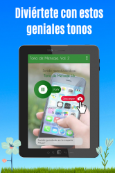 Screenshot 7 Tonos de Mensajes para Celular. Geniales Sonidos. android