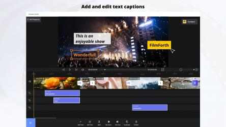 Screenshot 3 FilmForth: Editor de vídeo windows