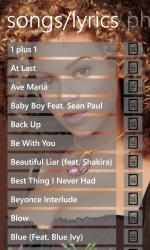 Screenshot 3 Beyonce Musics windows