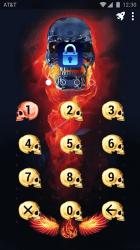 Screenshot 3 Fire Skull - Lock Master Theme android
