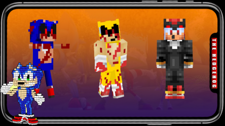Captura de Pantalla 7 Skins Sonic Minecraft (Unofficial) android