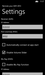 Captura 3 Remote your AVR 2013 windows