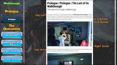 Captura 2 The Last of Us Game Guide windows