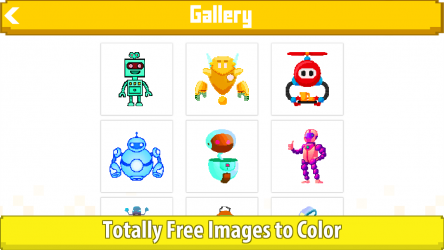 Screenshot 1 Robots Color by Number: Pixel Art,Draw Pixel Paint windows