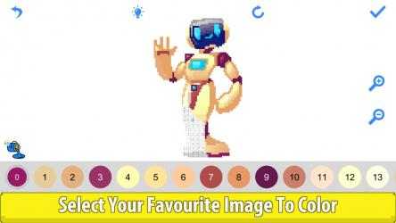 Screenshot 5 Robots Color by Number: Pixel Art,Draw Pixel Paint windows
