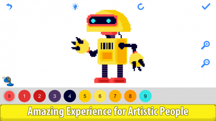 Screenshot 6 Robots Color by Number: Pixel Art,Draw Pixel Paint windows