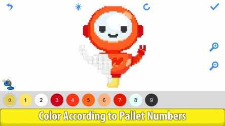 Capture 7 Robots Color by Number: Pixel Art,Draw Pixel Paint windows
