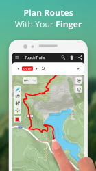 Screenshot 11 TouchTrails: planifica rutas, visor/editor GPX android