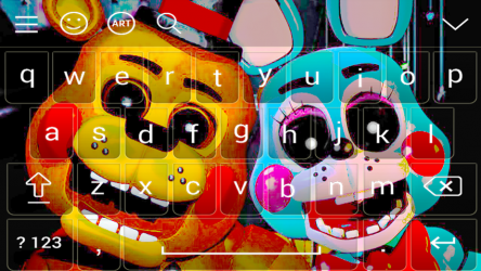 Captura de Pantalla 3 Freddy's keyboard android
