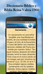 Screenshot 9 Diccionario Bíblico y Biblia android
