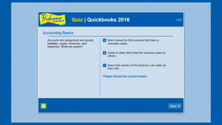 Captura 3 Professor Teaches QuickBooks 2016 windows