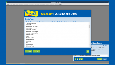 Screenshot 6 Professor Teaches QuickBooks 2016 windows