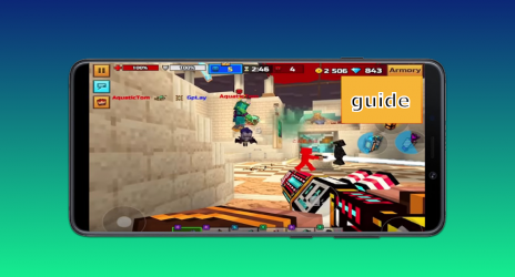 Capture 3 guide for pixel gun shooter 3D android