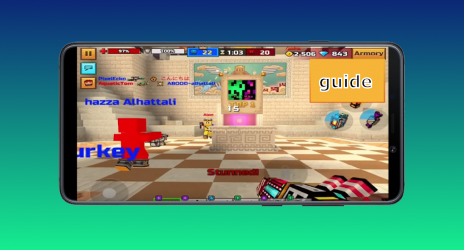 Capture 4 guide for pixel gun shooter 3D android