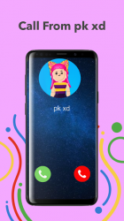 Screenshot 6 Juego falso llamada desde el pk xd Simulador de android