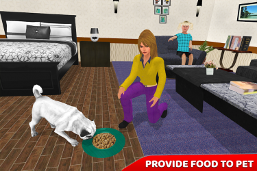 Screenshot 11 Virtual Family Pet Dog Home Adventure Simulator android