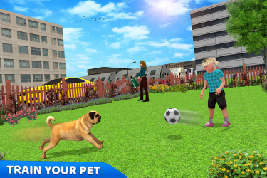 Captura de Pantalla 12 Virtual Family Pet Dog Home Adventure Simulator android