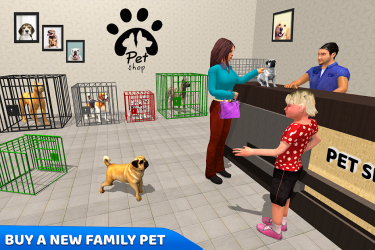 Imágen 13 Virtual Family Pet Dog Home Adventure Simulator android