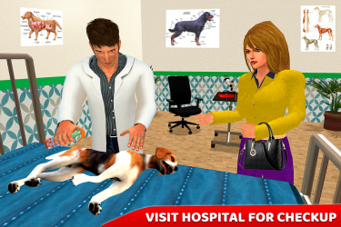 Captura 9 Virtual Family Pet Dog Home Adventure Simulator android