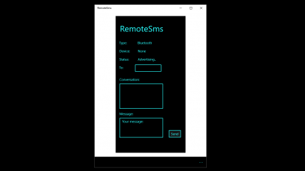Screenshot 1 RemoteSms windows