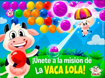 Screenshot 2 La Vaca Lola®: Bubble Shooter android