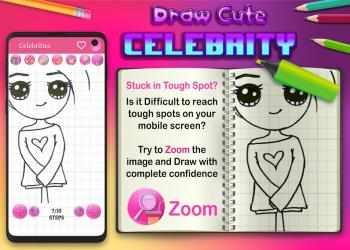 Captura de Pantalla 14 Learn to Draw Cute Chibi Celebrities android