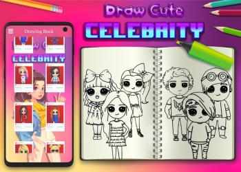 Screenshot 12 Learn to Draw Cute Chibi Celebrities android