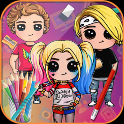 Captura de Pantalla 1 Learn to Draw Cute Chibi Celebrities android