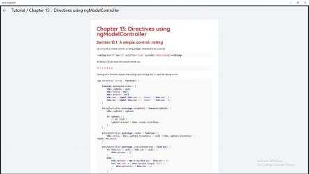 Capture 7 Angular JS Tutorials windows