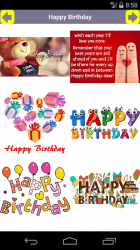 Screenshot 8 Tarjeta de feliz cumpleaños, GIF y video. android