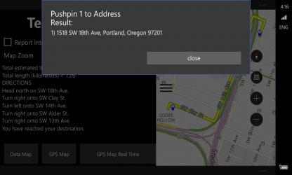 Capture 7 Test GPS Device windows
