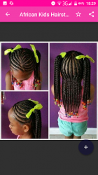 Screenshot 4 African Kids Hairstyle android