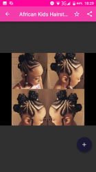 Screenshot 8 African Kids Hairstyle android