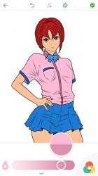 Captura de Pantalla 14 Chicas Anime para Colorear android